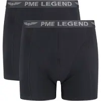 PME Legend PE Legend boxershorts 2-pak ensfarvet sort Sort åle