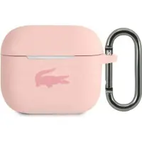 Lacoste Airpods 3 Liquid Silikone Cover - Pink