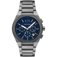 Armani Exchange Analogt ur natblå / mudderfarvet