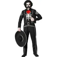 Atosa Mexicansk Skeletmandskostume