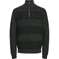 Jack & Jones Pullover 'JJHugo' antracit / sort