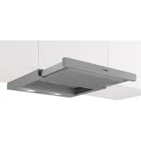 Bosch Serie 2 DFM064W55 cooker hood Semi built-in (pull out) Metallic, Silver 394 m3/h