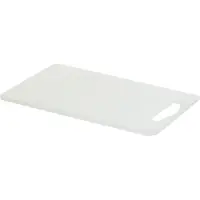 PLAST TEAM Skærebræt med saftrille 456x311x10 mm nylon hvid