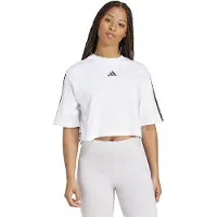 Adidas Essentials 3 Stripes Cotton Loose T-shirt Med Korte ærmer