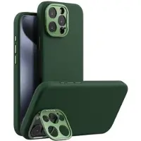 NILLKIN iPhone 16 Pro Max LensWing Pro flydende silikone cover - MagSafe-kompatibel - Grøn