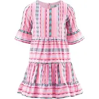 Happy girls Kjole azur / pink / lys pink / sort