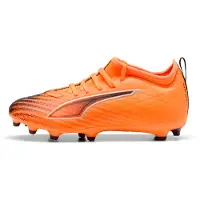 Puma ULTRA 6 MATCH FG/AG Football Boots Youth, Shoes, Heat Fire/Black/Glowing Red, 32