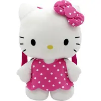 Cyp Brands Hej Kitty Lyserød Plys Rygsæk 35 Cm