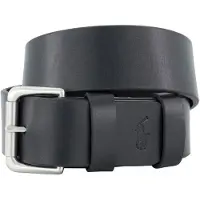 Ralph Lauren Polo Ralph Laurentil mænd. 405899989002 Læderbælte med sort rullespænde (38), Casual, Klassisk