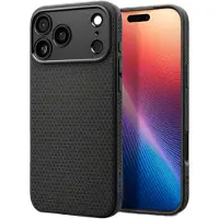 Spigen Liquid Air-etui til iPhone 17 Pro - mat sort