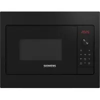 Siemens iQ300 BF523LMB3 - Mikrobølgeovn - til indbygning - 20 liter - 800 W - sort
