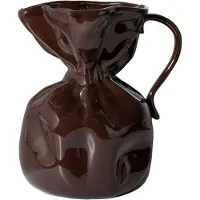 By On Crumple vase Brun
