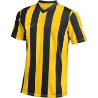 Nike Spilletrøje Dri-FIT Striped Division V - Gul/Sort/Hvid, størrelse Medium