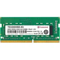 Transcend Branded - DDR4 - module - 8 GB - SO-DIMM 260-pin - 3200 MHz / PC4-25600 - unbuffered