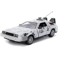 Jada Back To The Future Time Machine Frost Diecast Model 1/24 Figur