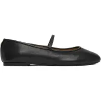 Ralph Lauren Lauren Ralph Laurentil kvinder. 802977874001 Jayna-tøfler i sort nappalæder (38), Fast, Ingen, Casual, Klassisk