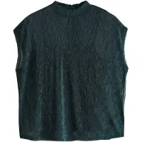 Next Bluse smaragd / sort
