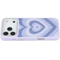Mtp Products iPhone 17 Pro Jaucase magnetisk hybrid-cover med hjertemønster - lilla