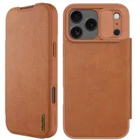 NILLKIN iPhone 17 Pro/18 Pro Qin Pro Flip Cover - Brun