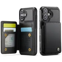 CASEME iPhone 17 C22-etui RFID-kortpung - Sort