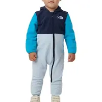 The North Face - Skidragter børn - Baby Glacier One Piece Summit Navy Meridian Blue Polar Haze til UnisexUld - Børnetoj Størrelse 24 Måneder - Flåde