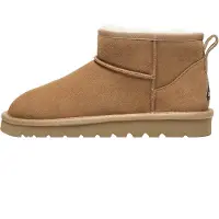 EVER AU Boots karamel / mørkebrun