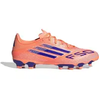Adidas F50 League MG Coral Blaze - Orange/Blå/Hvid - Multi Ground (MG), størrelse 44