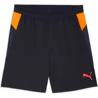Puma Træningsshorts IndividualCUP - Navy/Rød/Orange, størrelse Medium