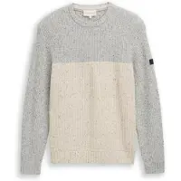 Tom Tailor Pullover grå / offwhite
