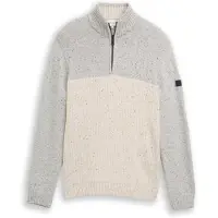Tom Tailor Pullover greige / lysegrå