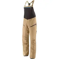 Patagonia - Skibukser dame - W's Snowdrifter Bibs Oar Tan til UnisexUld - Størrelse XS - Beige