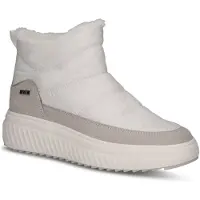 Caprice Bootie, white, made of Leather and synthetic without heel, Size 40