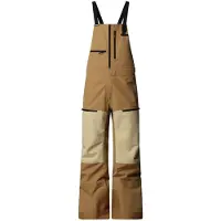 The North Face - Skibukser - M Ceptor Bib Utility Brown Khaki Stone til Unisex - Størrelse XL - Brun