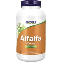 Now , Alfalfa, 650 mg, 500 Tabletter