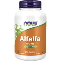 Now , Alfalfa, 650 mg, 250 Tablets