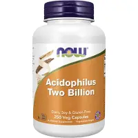 Now , Acidophilus Two Billion, 250 Veg Capsules (20 mg per Capsule)