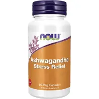 Now , Ashwagandha Stressfrihed, 60 Veg Capsuler