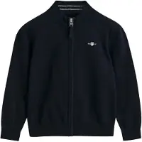 Gant Cardigan - Strik - Shield - Evening Blue - - 2 år (92) - Cardigan