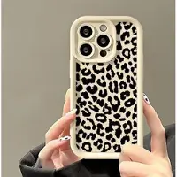Mtp Products iPhone 12 Pro TPU-cover med leopardprint - hvid