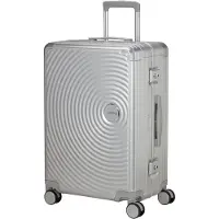 American Tourister Rejsetaske Soundbox i aluminium 68 Medium Silver
