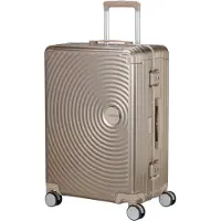 American Tourister Resväska Soundbox Aluminium 68 Medium Bronze