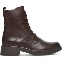 Caprice Bootie, brown, made of Leather with Block heel, Size 40