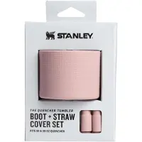 Stanley The Quencher Boot + Straw Topper Termokrus-sæt (2 stk.) lys rosa 1210001906020 0,89 L/0,59 L