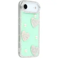 Mtp Products iPhone Air Funklende Kærlighed og Perle Hybrid Cover - Grøn