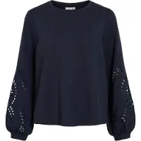 Vila Sweatshirt 'VISandy' navy