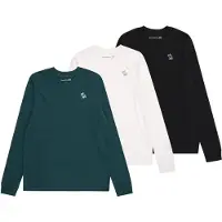 Abercrombie & Fitch Shirts smaragd / sort / hvid