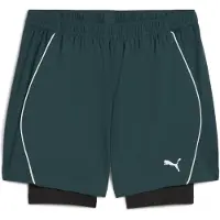 Puma VELOCITY 2-in-1 Running Shorts Men, Men, Green Terrain, L
