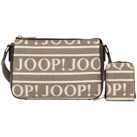 JOOP! Skuldertaske 'Paraffa Jasmina' beige / camel / sort