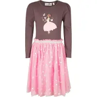 Happy girls Kjole brun / pink