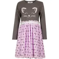 Happy girls Kjole antracit / pink
